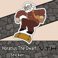 HoratiusTheDwarf Kick Flip Sticker