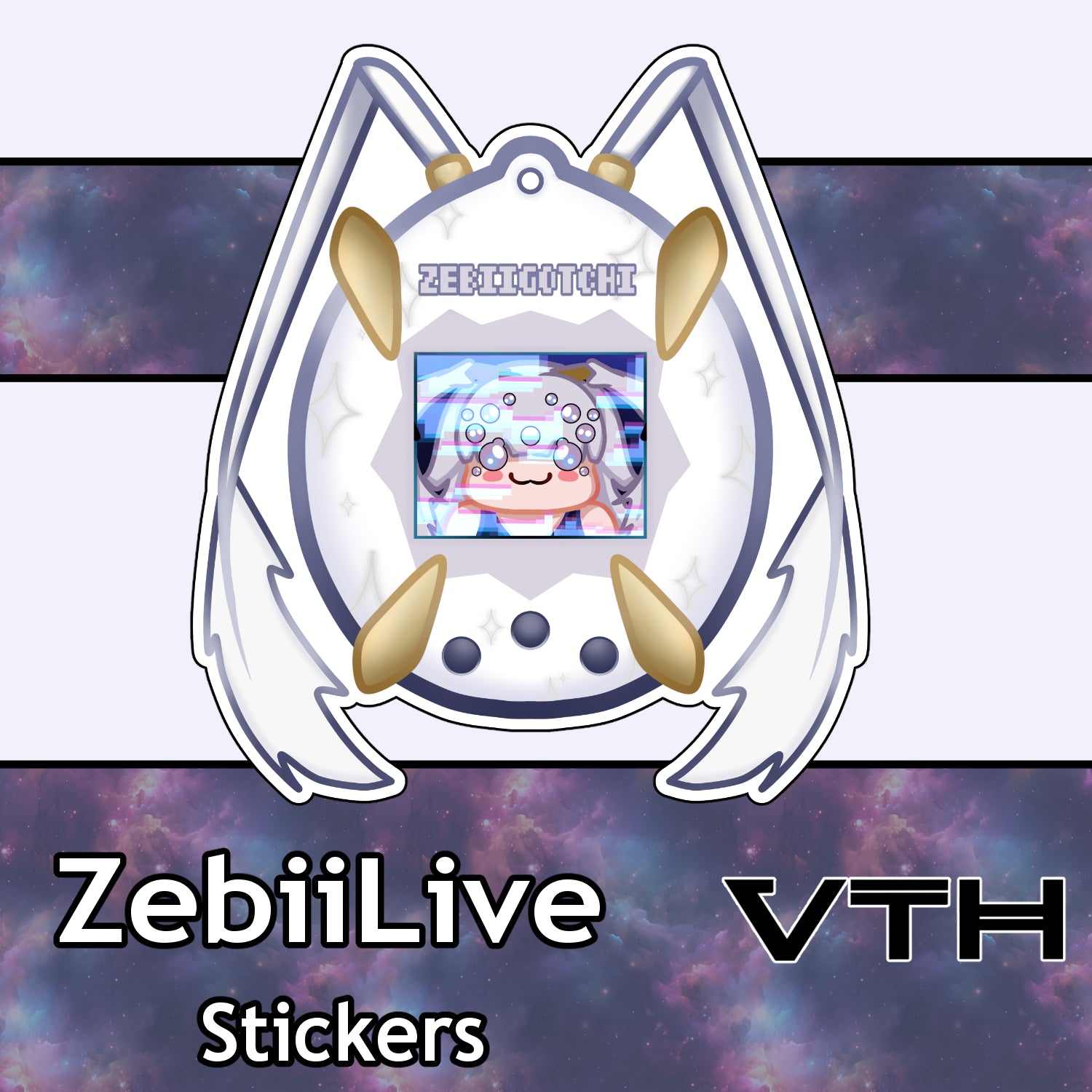 ZebiiLIVE Zebiigachi Sticker