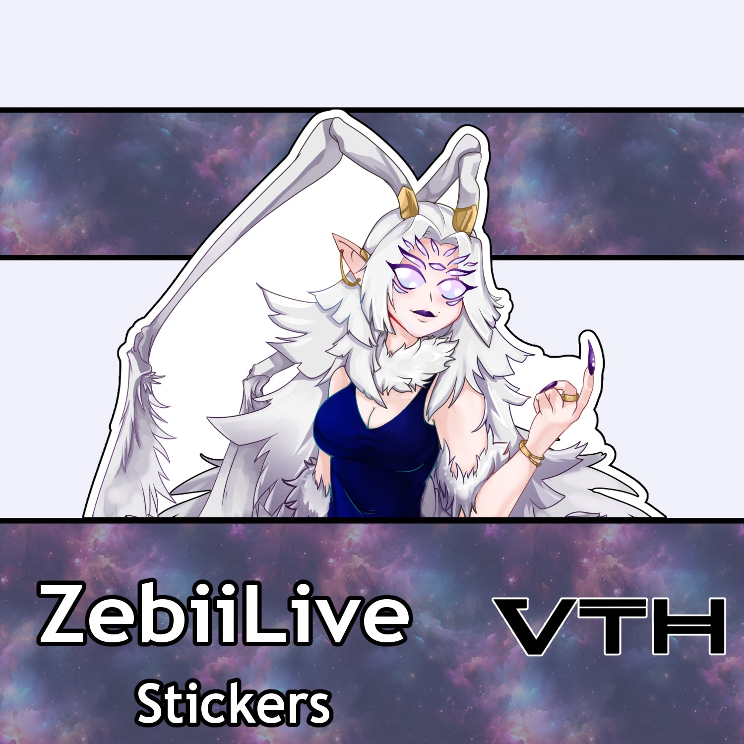 ZebiiLIVE Peak Sticker