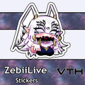 ZebiiLIVE Smile Sticker