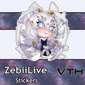 ZebiiLIVE Chibi Sticker