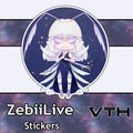 ZebiiLIVE Round Sticker
