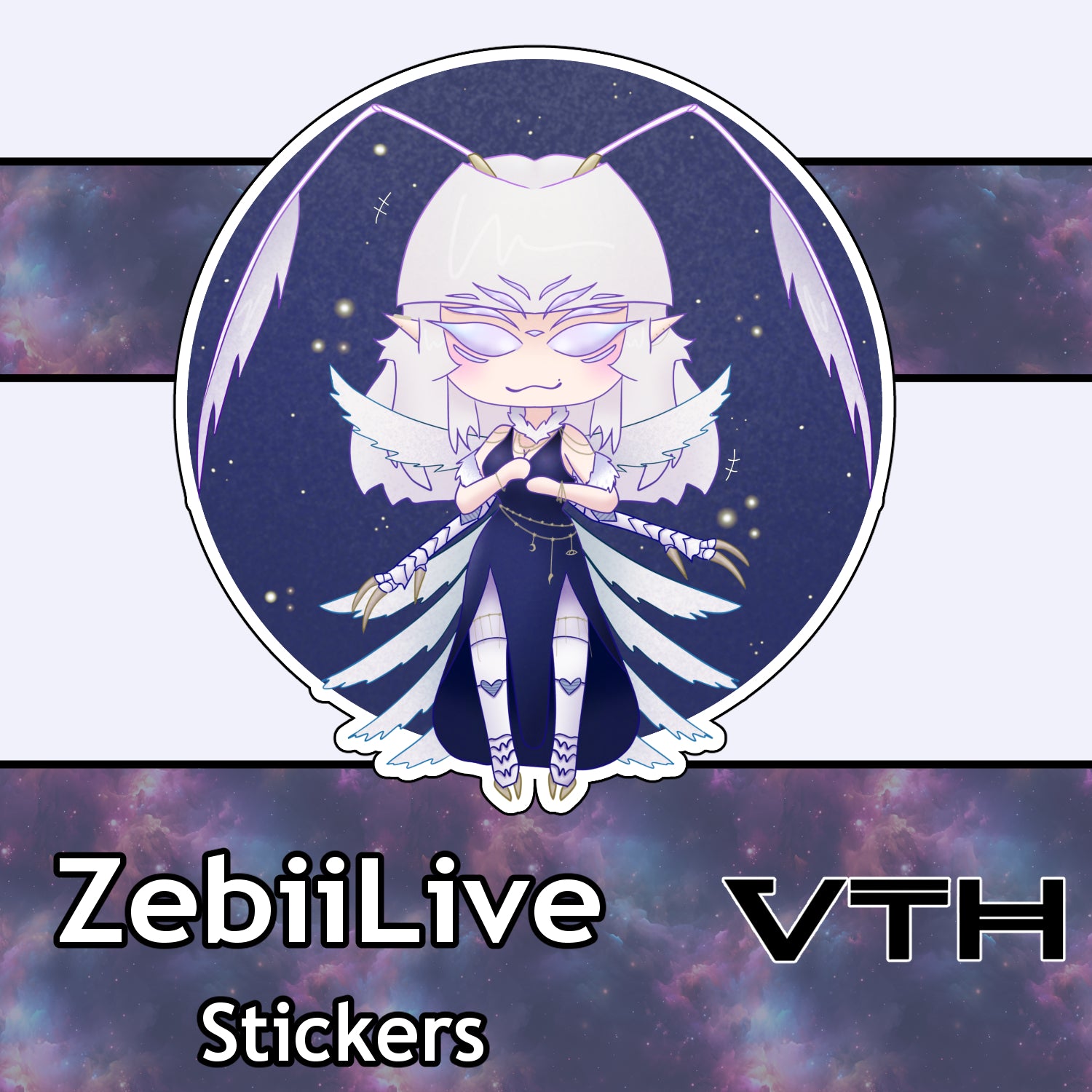 ZebiiLIVE Round Sticker