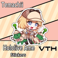 Hololive Amelia Watson Sticker - Temachii