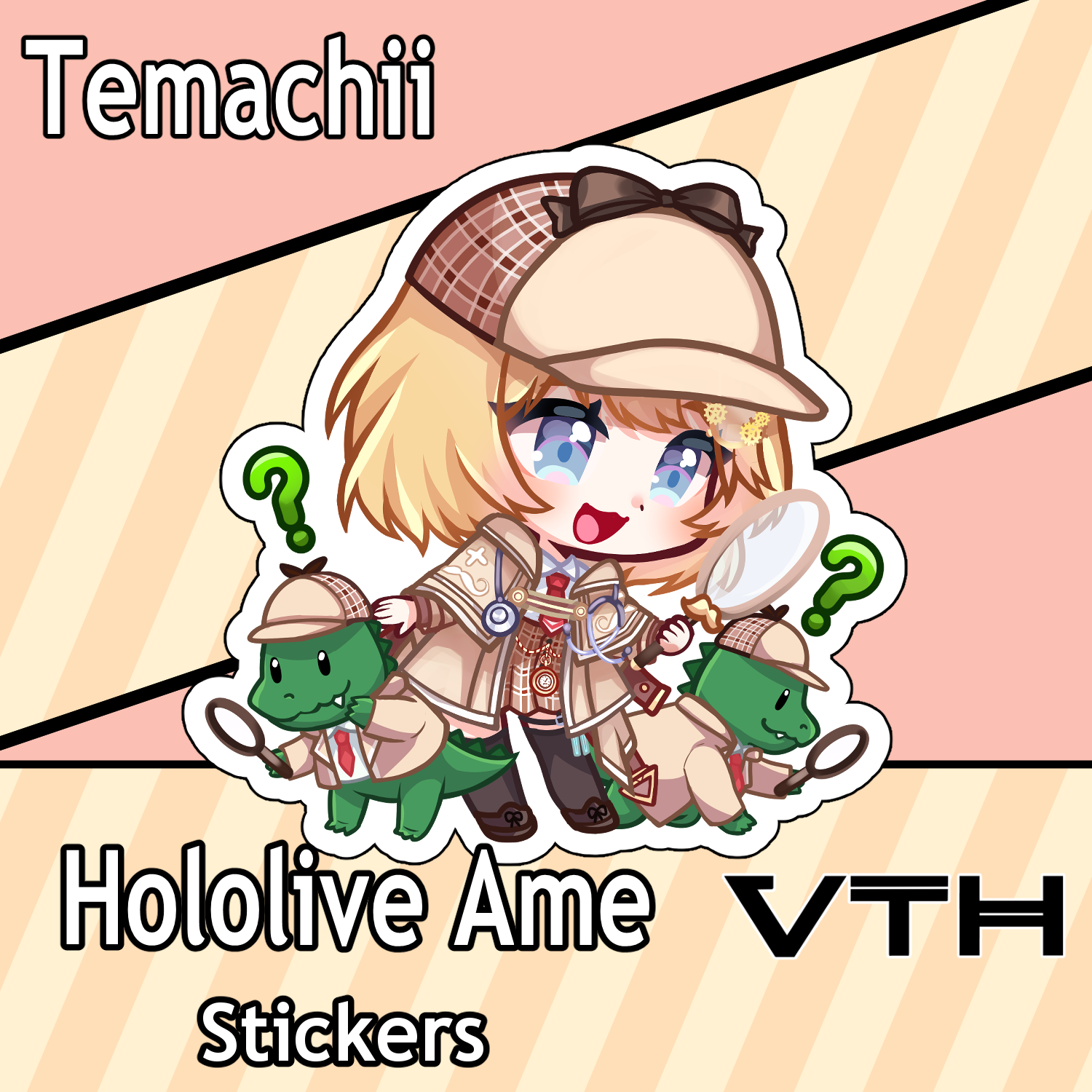 Hololive Amelia Watson Sticker - Temachii