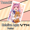 Hololive Minato Aqua Poster - Temachii