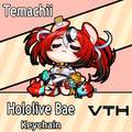 Hololive Hakos Baelz Keychain - Temachii