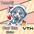 Hololive Gawr Gura Sticker - Temachii