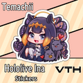 Hololive Ninomae Ina'nis Sticker - Temachii