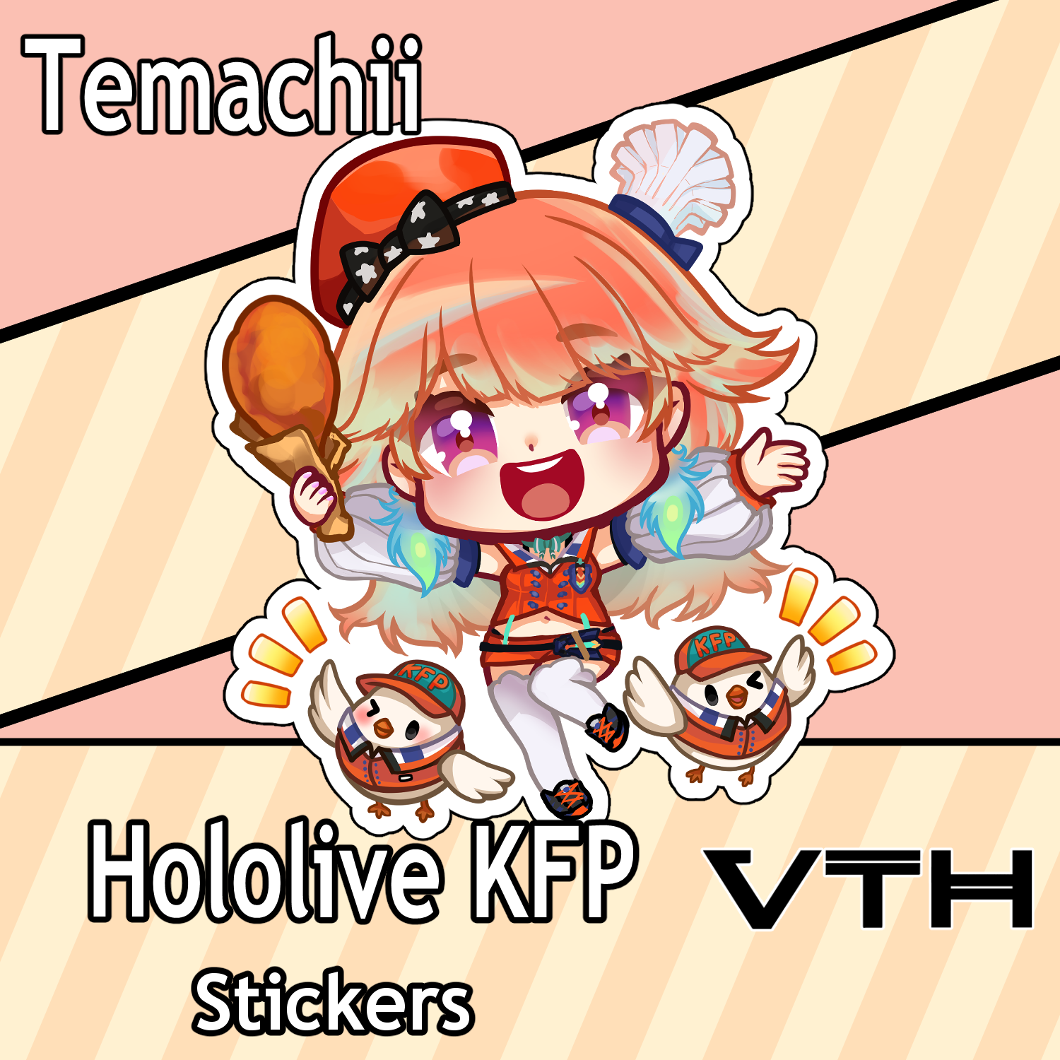 Hololive Takanashi Kiara Sticker - Temachii