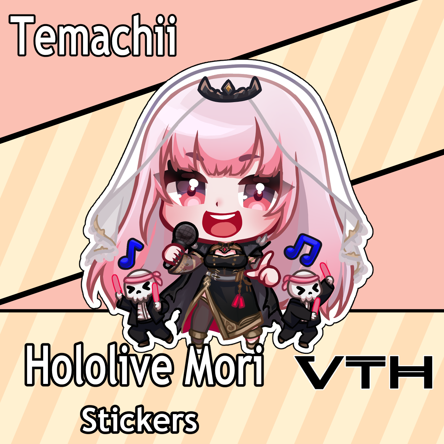 Hololive Mori Calliope Sticker - Temachii