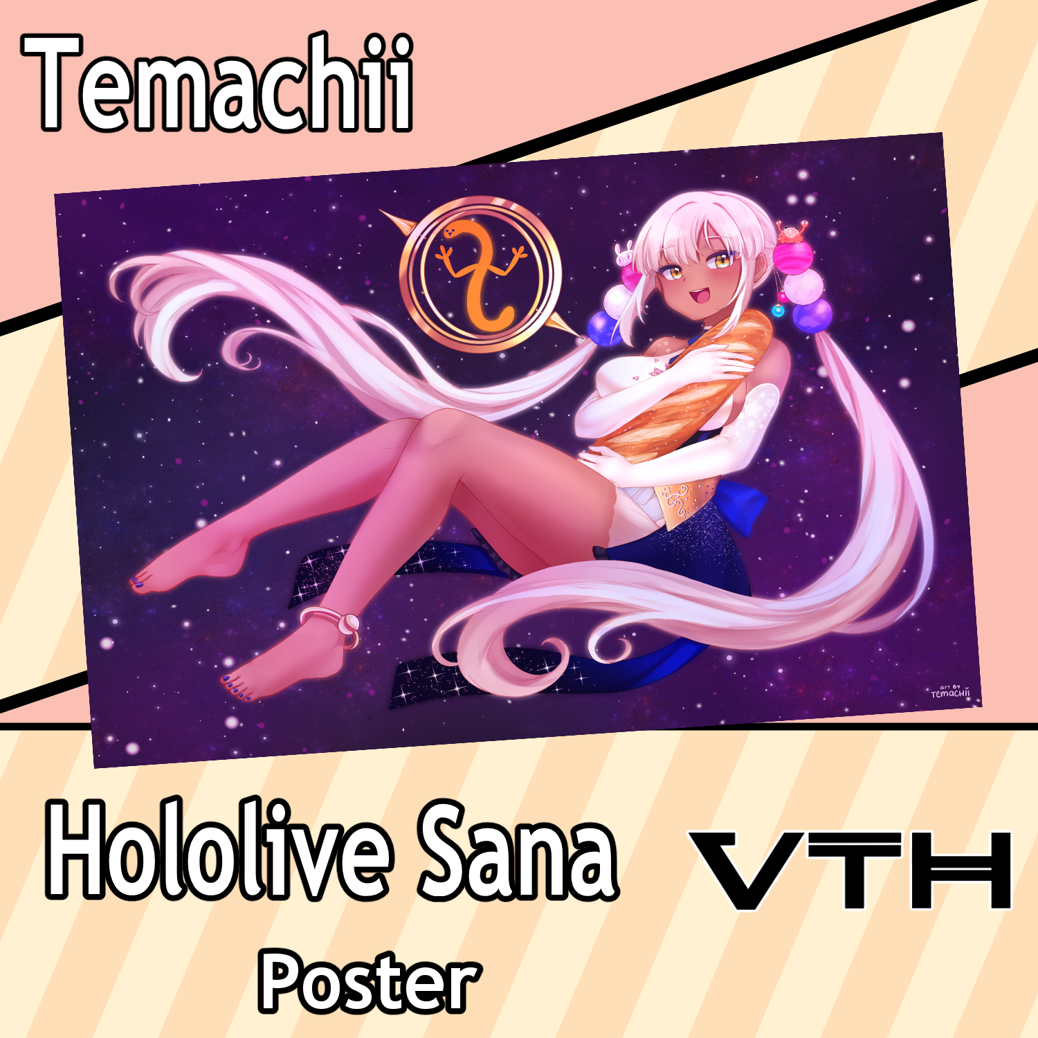 Hololive Tsukumo Sana Poster - Temachii