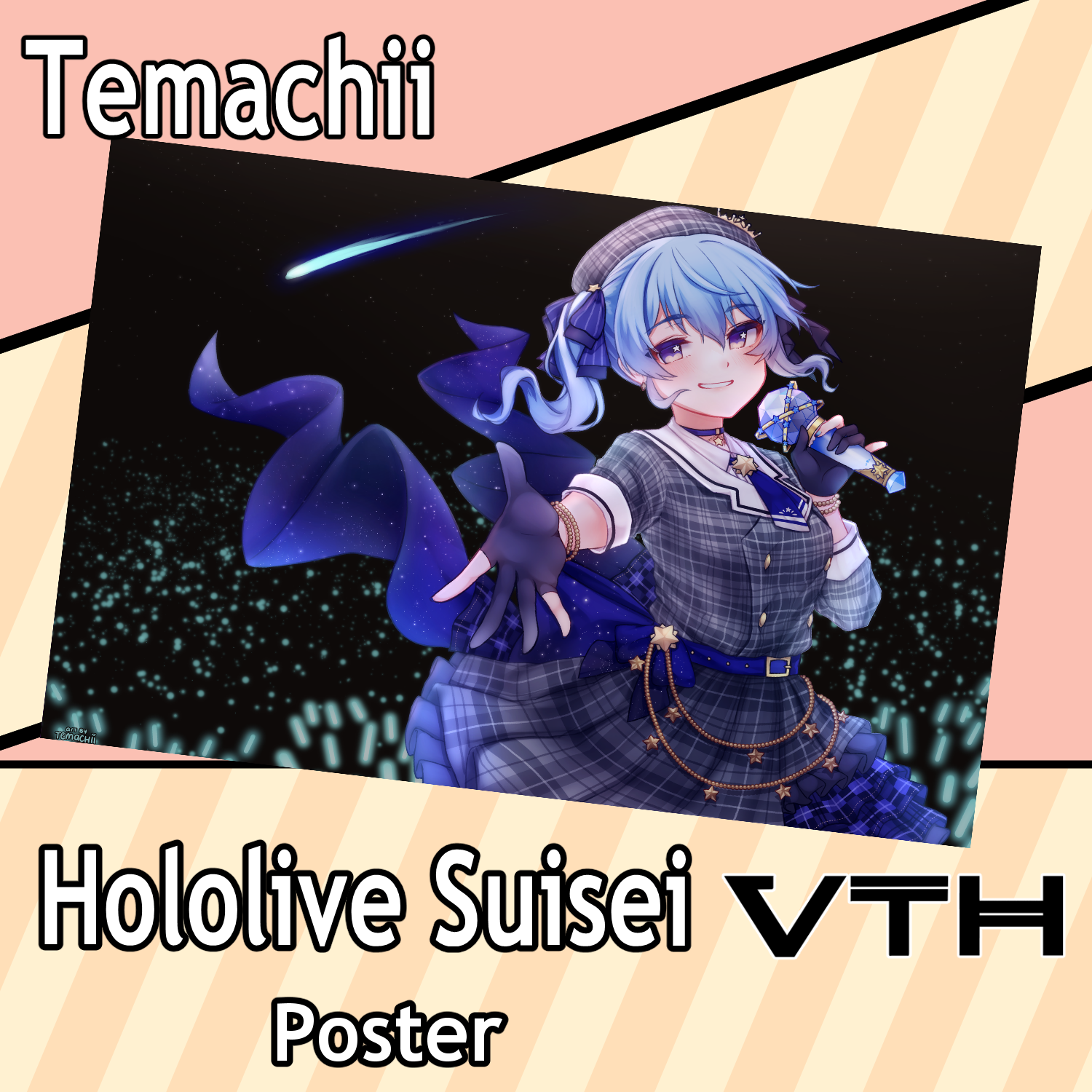 Hololive Hoshimachi Suisei Poster - Temachii