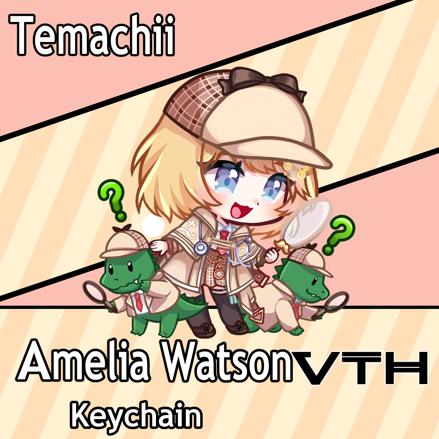 Hololive Amelia Watson Keychain - Temachii