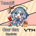 Hololive Gawr Gura Keychain - Temachii