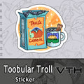 Toobular Troll Cereal Sticker