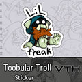 Toobular Troll Lil Freak Sticker