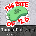 Toobular Troll The Bite of '26 Sticker