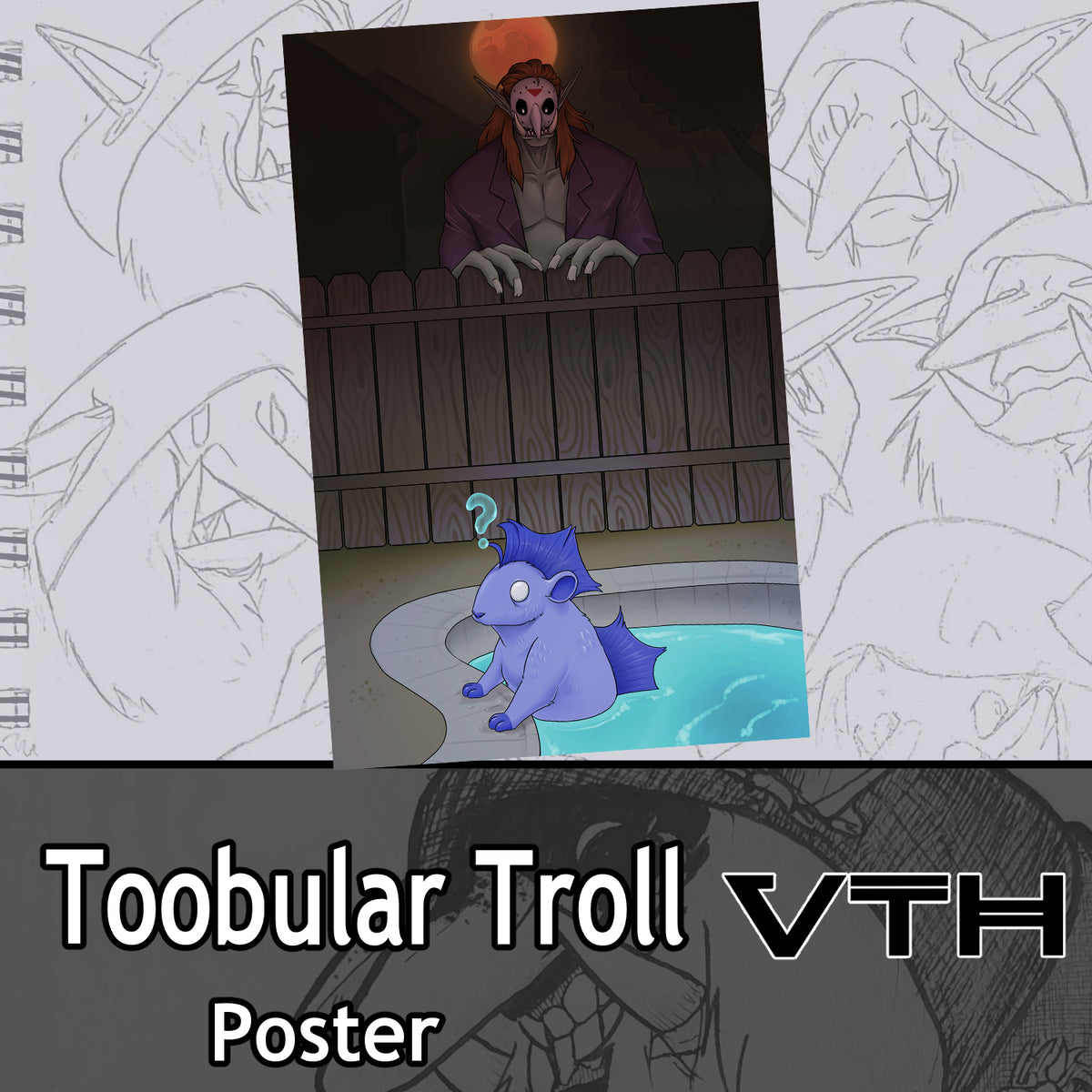 Toobular Troll Fright Night Poster