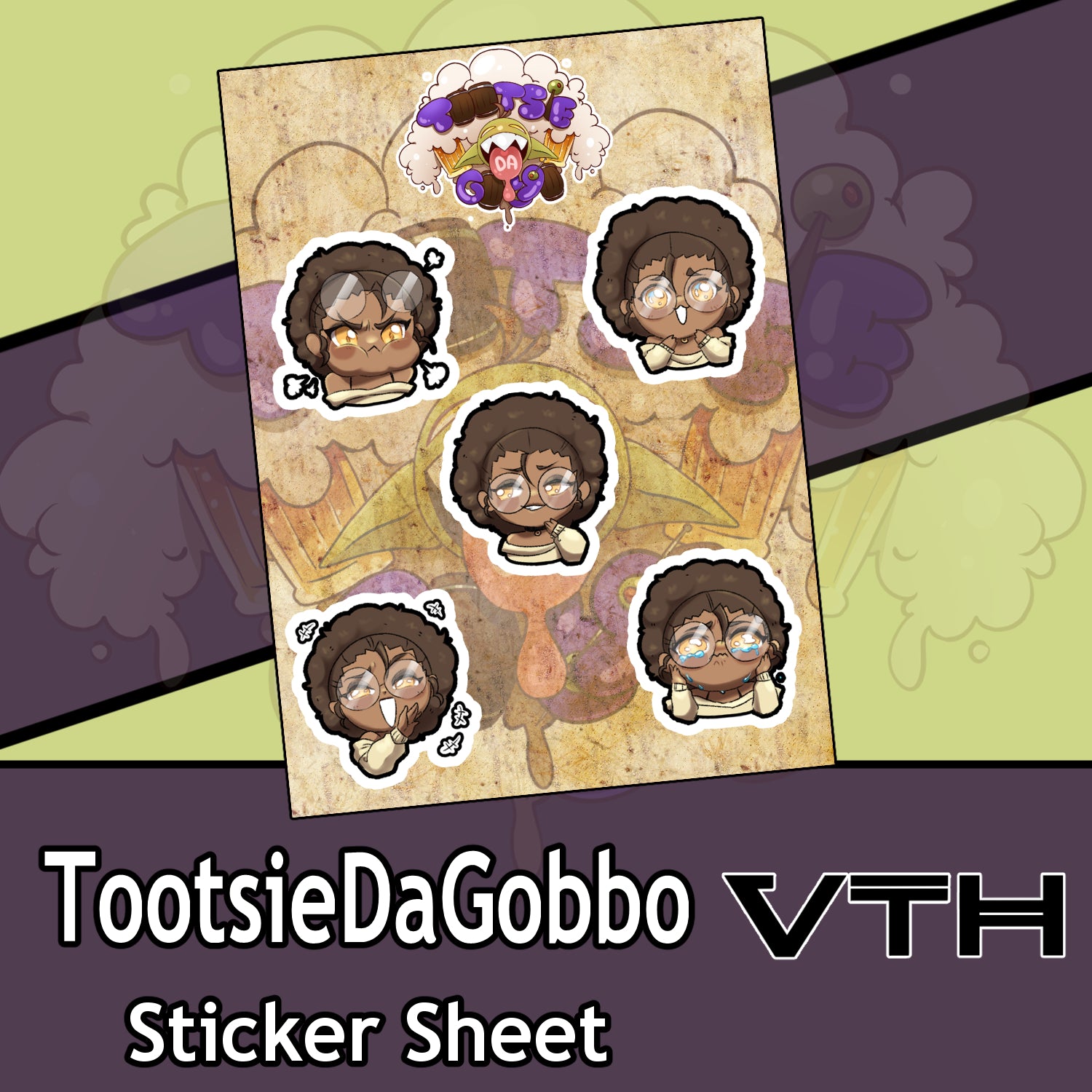 Tootsie Da Gobbo Coco Sticker Sheet