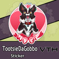 Tootsie Da Gobbo Border Collie Sticker