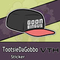 Tootsie Da Gobbo Goon Bingus Hat Sticker