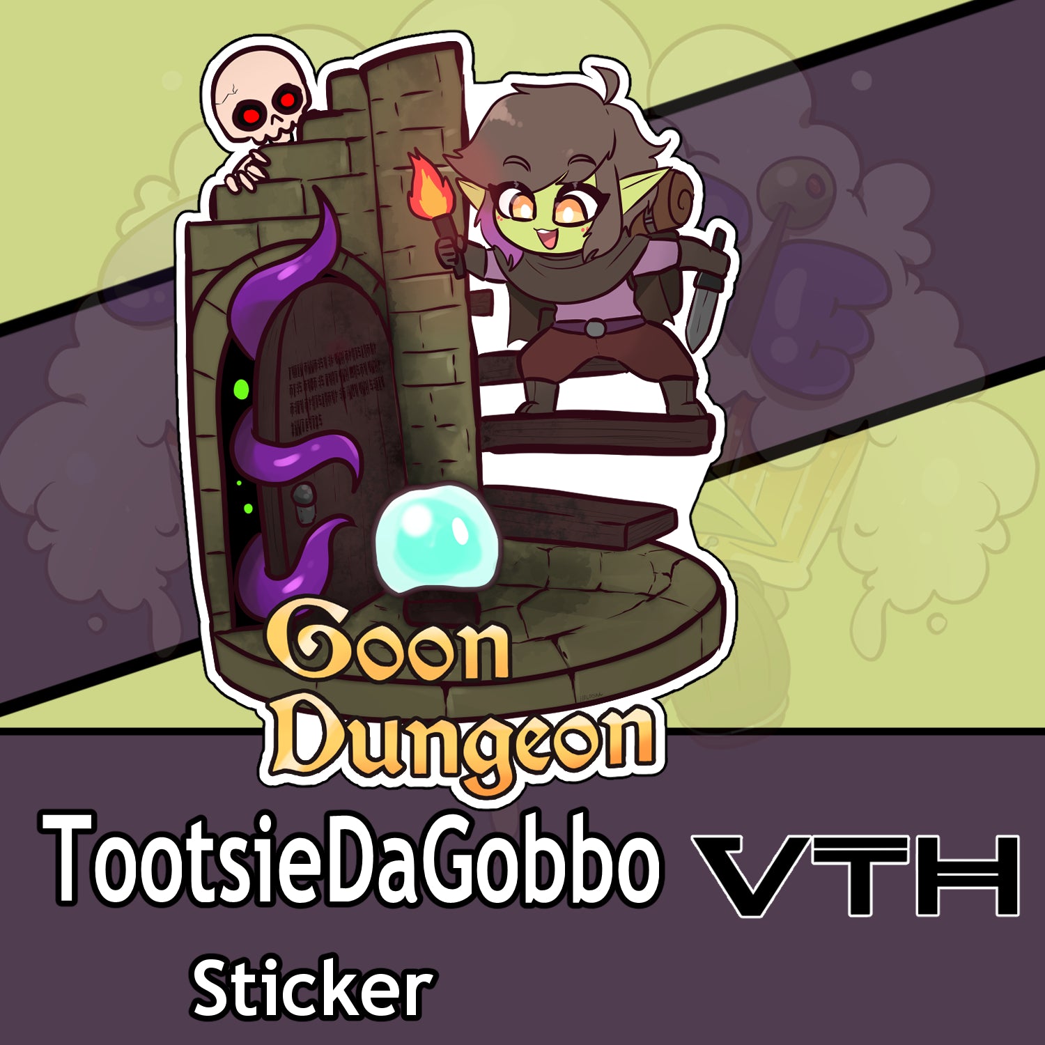 Tootsie Da Gobbo Goon Dungeon Sticker