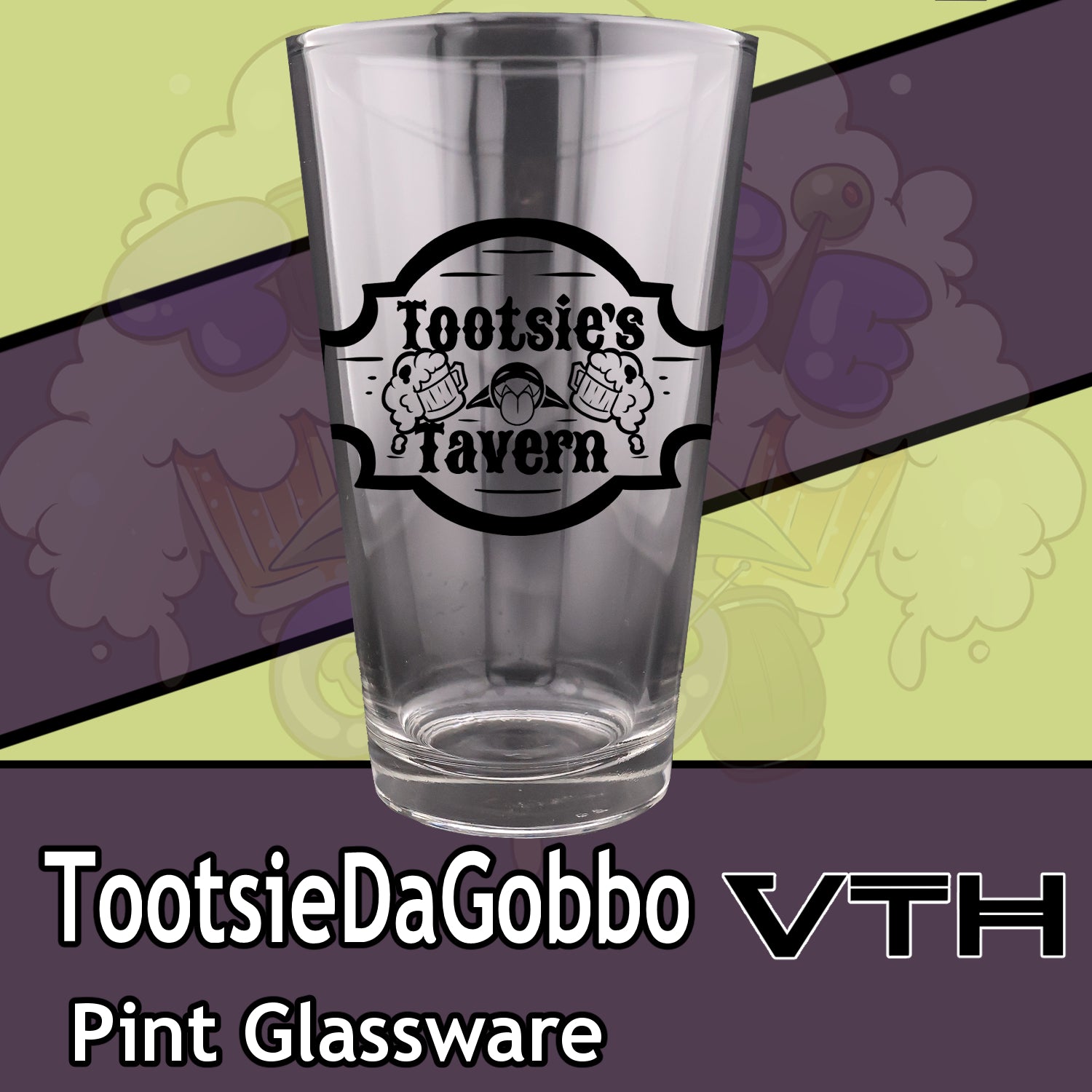 Tootsie Da Gobbo's Tavern Pint Glass