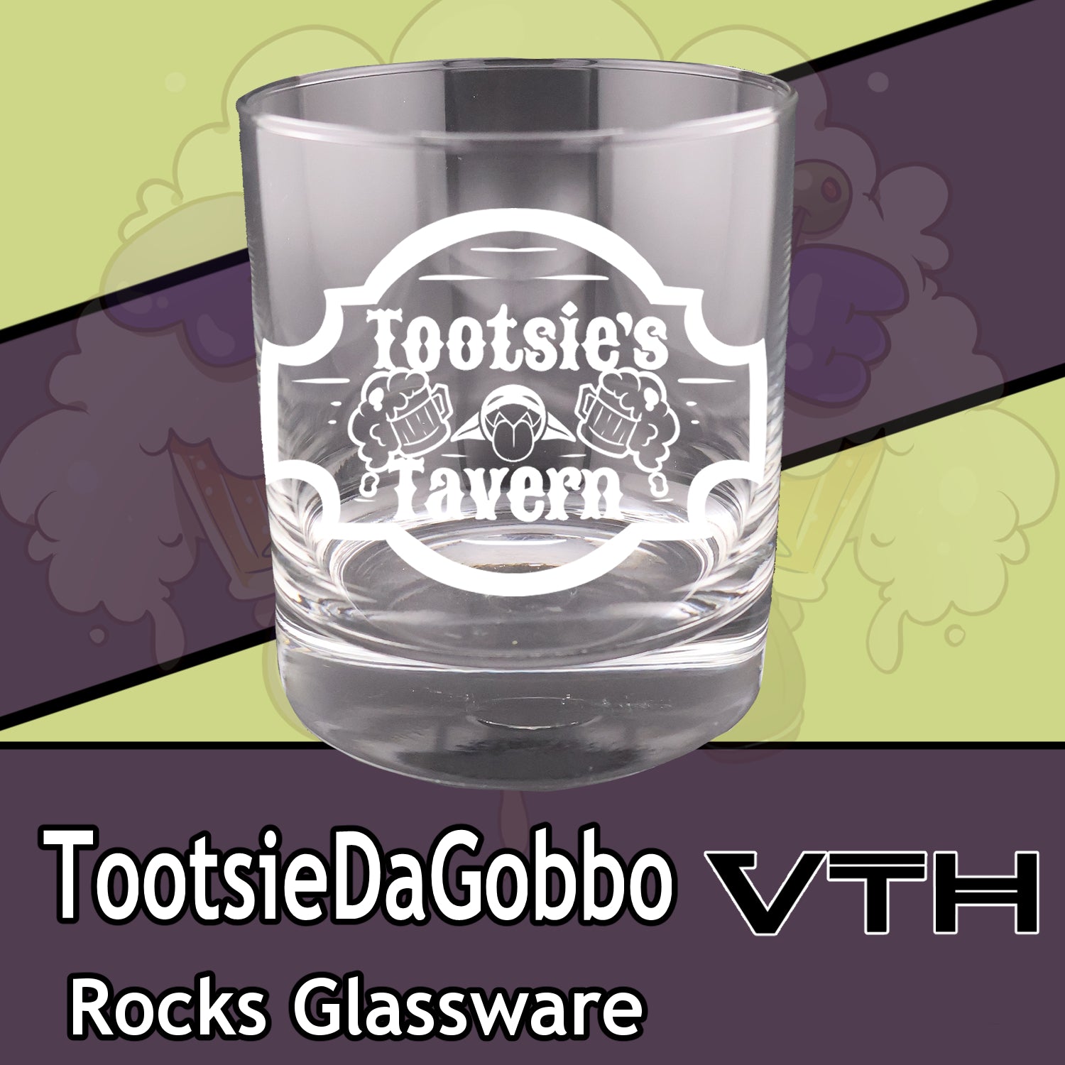 Tootsie Da Gobbo's Tavern Rocks Glass