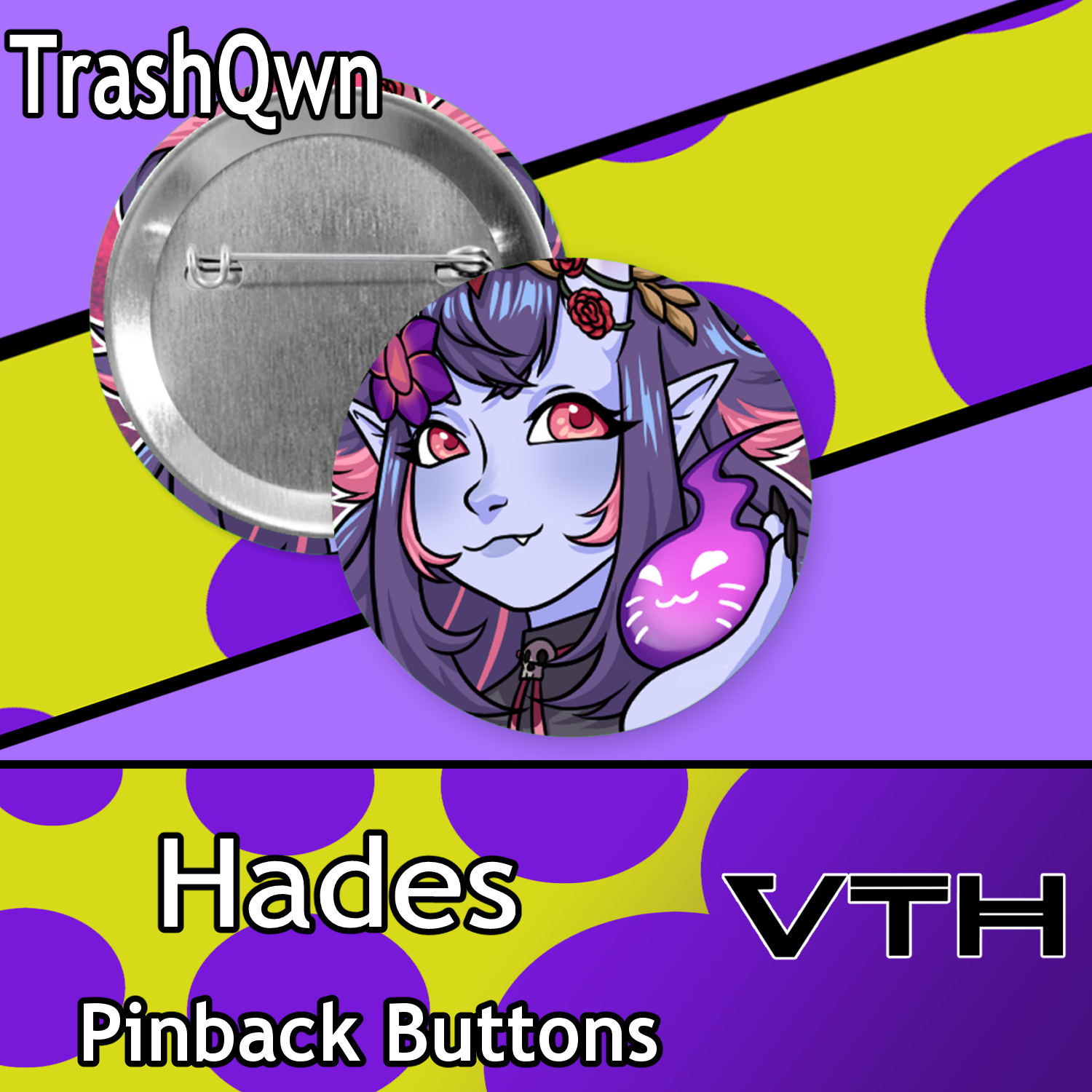 Mythos Pinback Buttons - TrashQwn