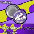 TrashQwn I'm Doing My Best Pinback Button