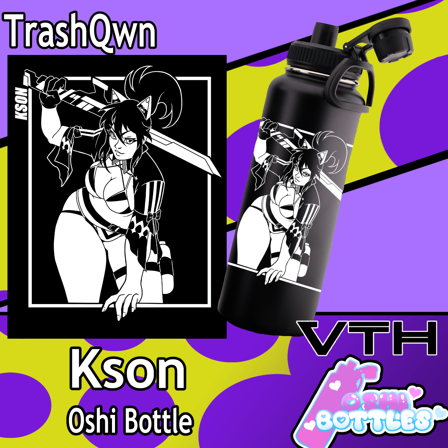 Kson Oshi Bottle - Trashqwn