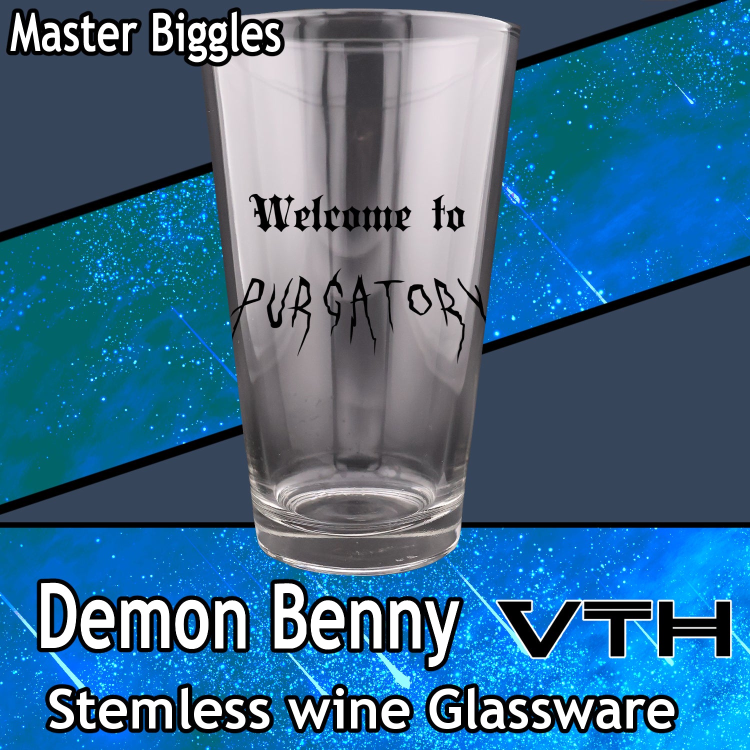 DemonBenny Welcome to Purgatory Pint Glass