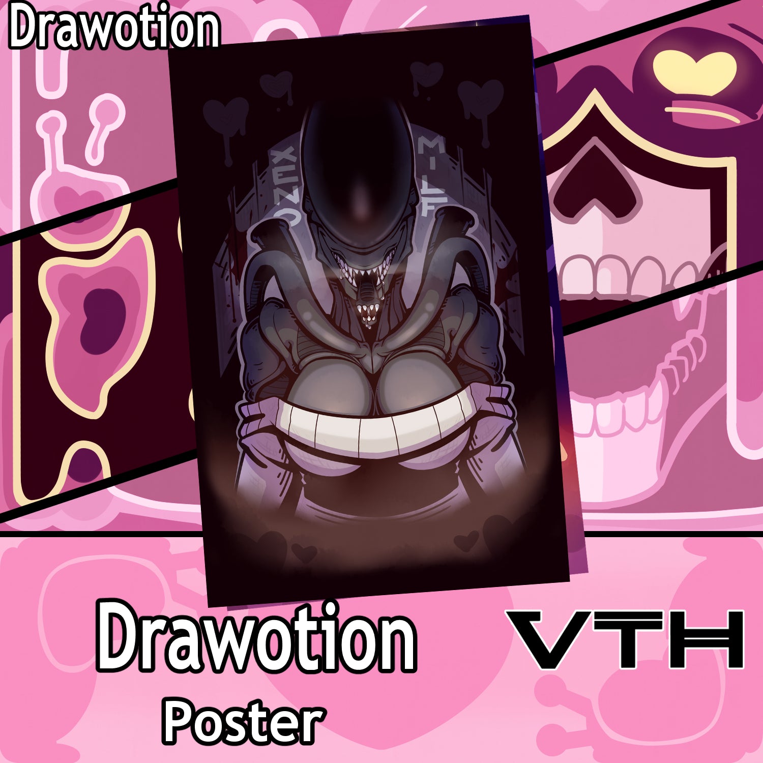 Drawotion Xeno Milf Booba Poster