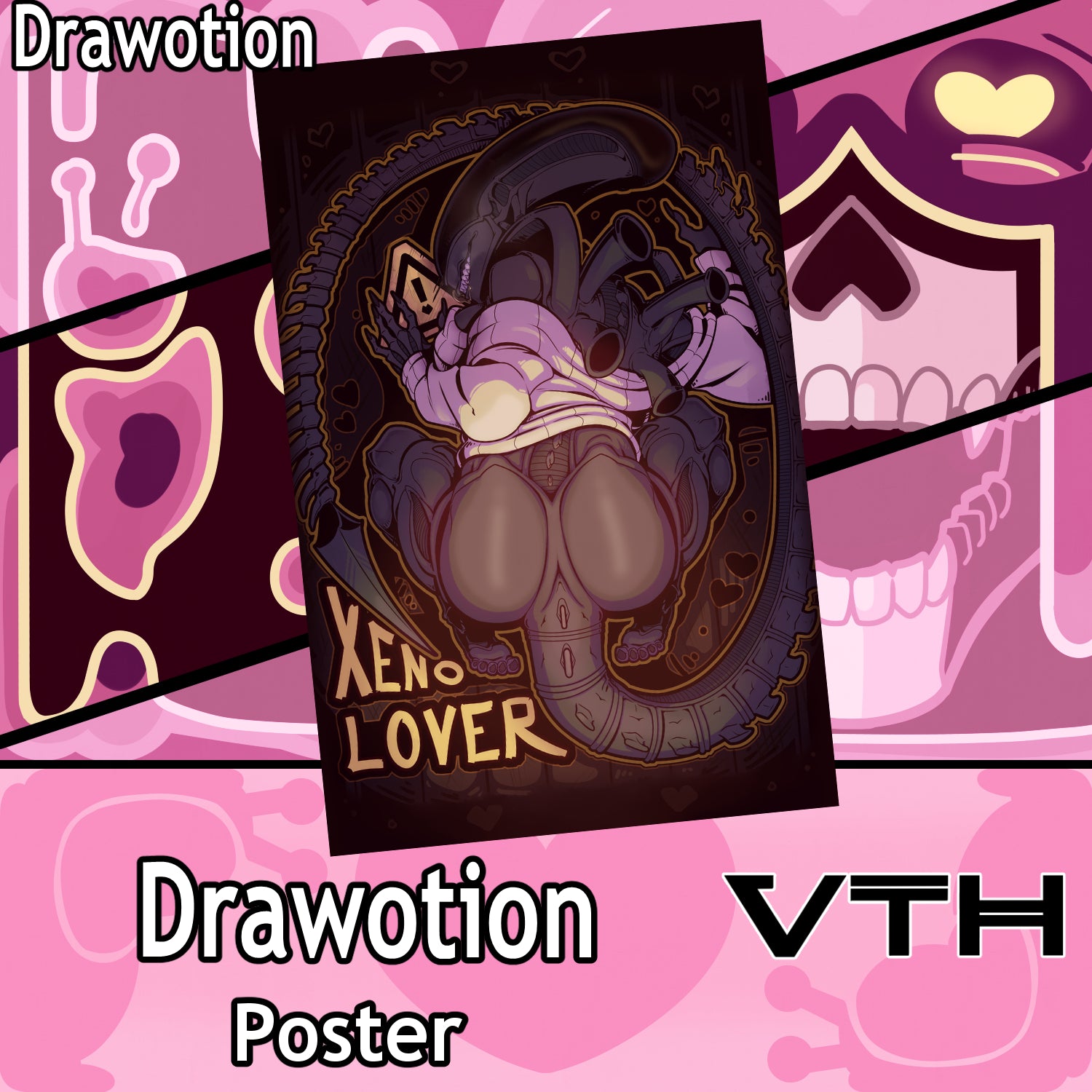 Drawotion Xeno Milf Ass Poster
