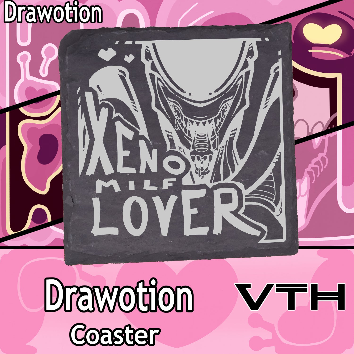 Drawotion Xeno Milf Lover Coasters