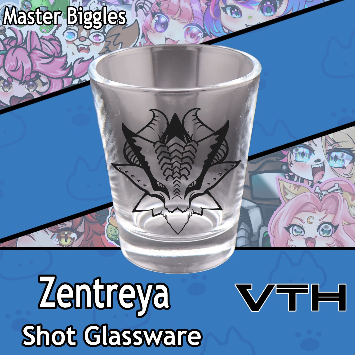 Zentreya Dragon Head Shot Glass - Master Biggles