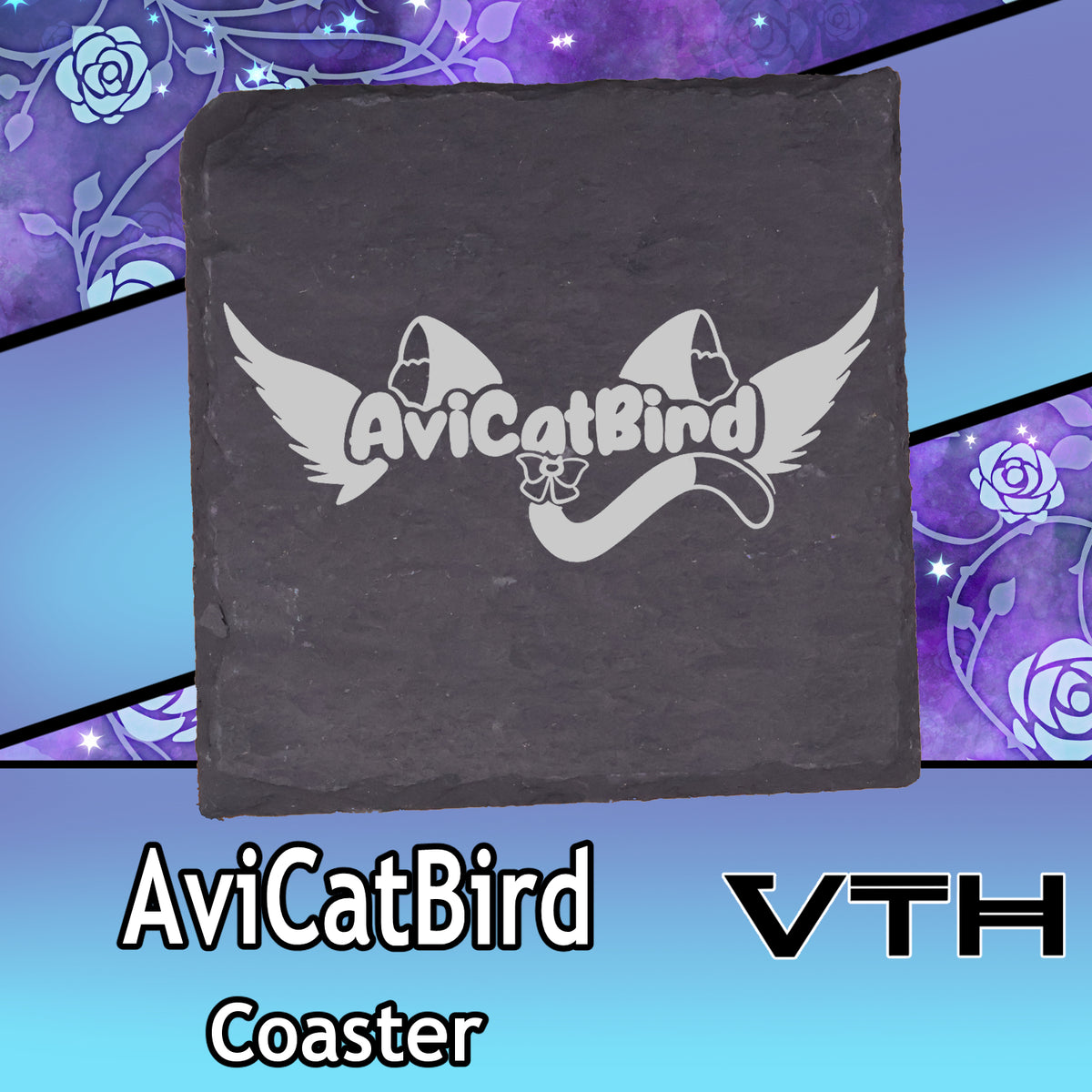 AviCatBird Logo Coaster
