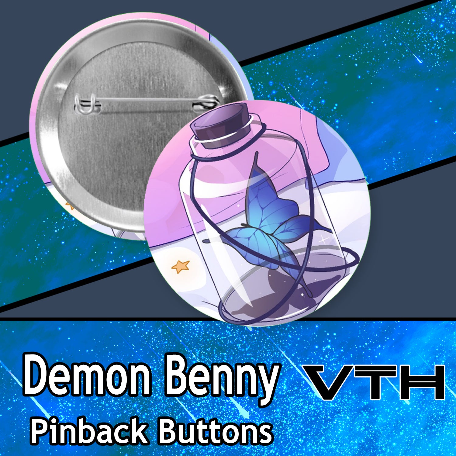 DemonBenny Pinback Buttons
