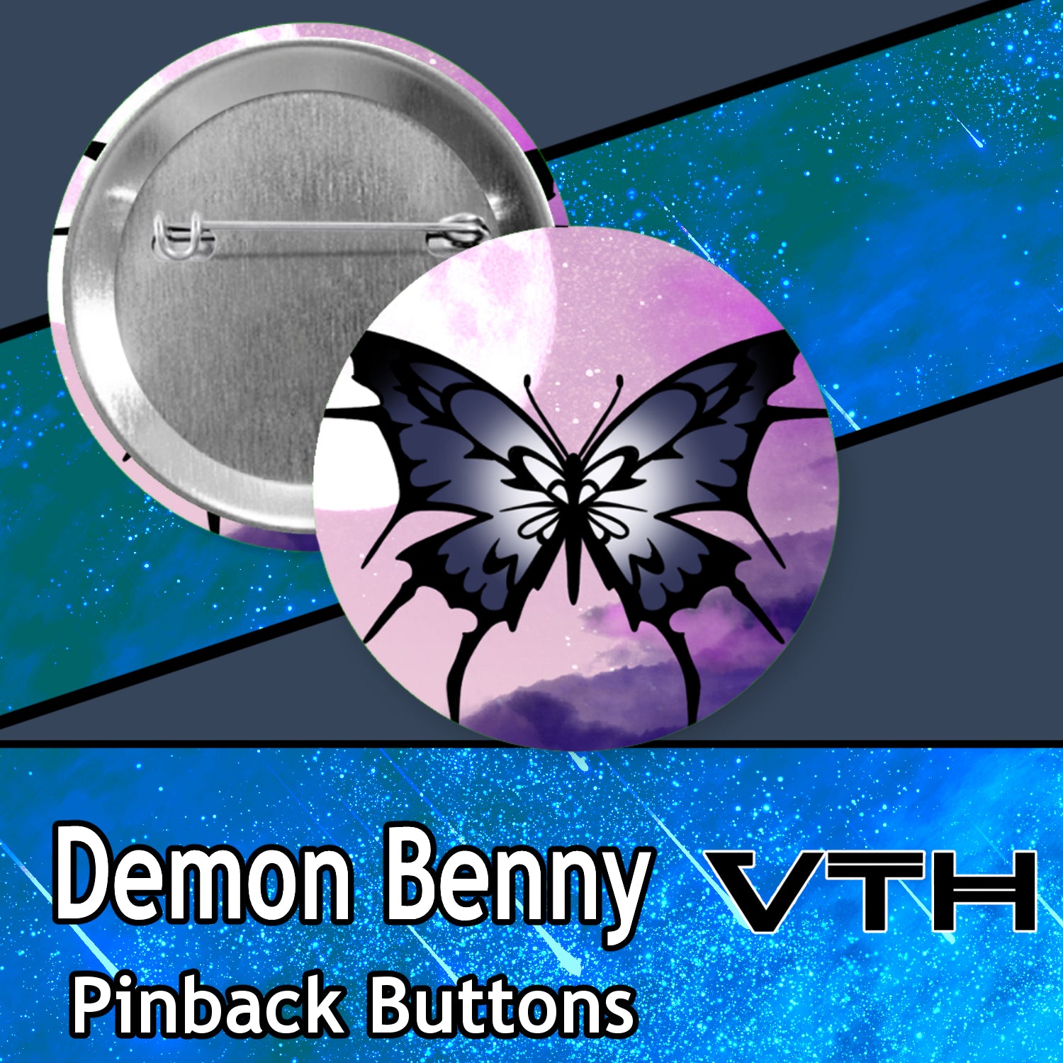 DemonBenny Pinback Buttons