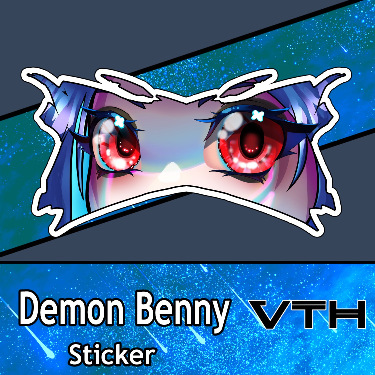 DemonBenny Eyes Sticker