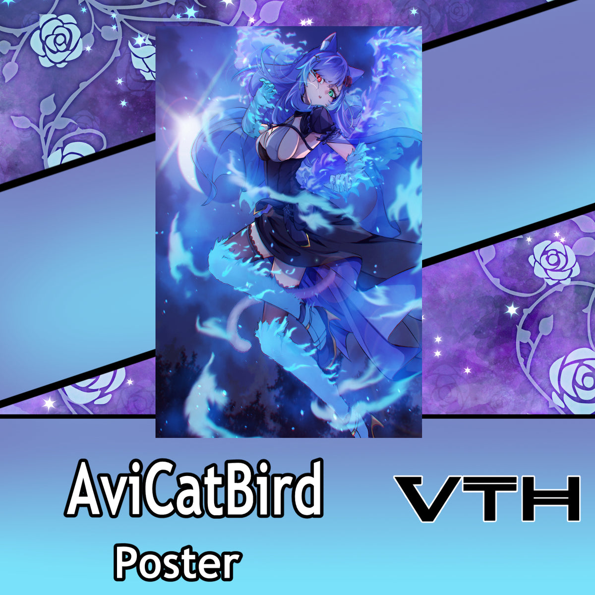 AviCatBird Phoenix Form Poster