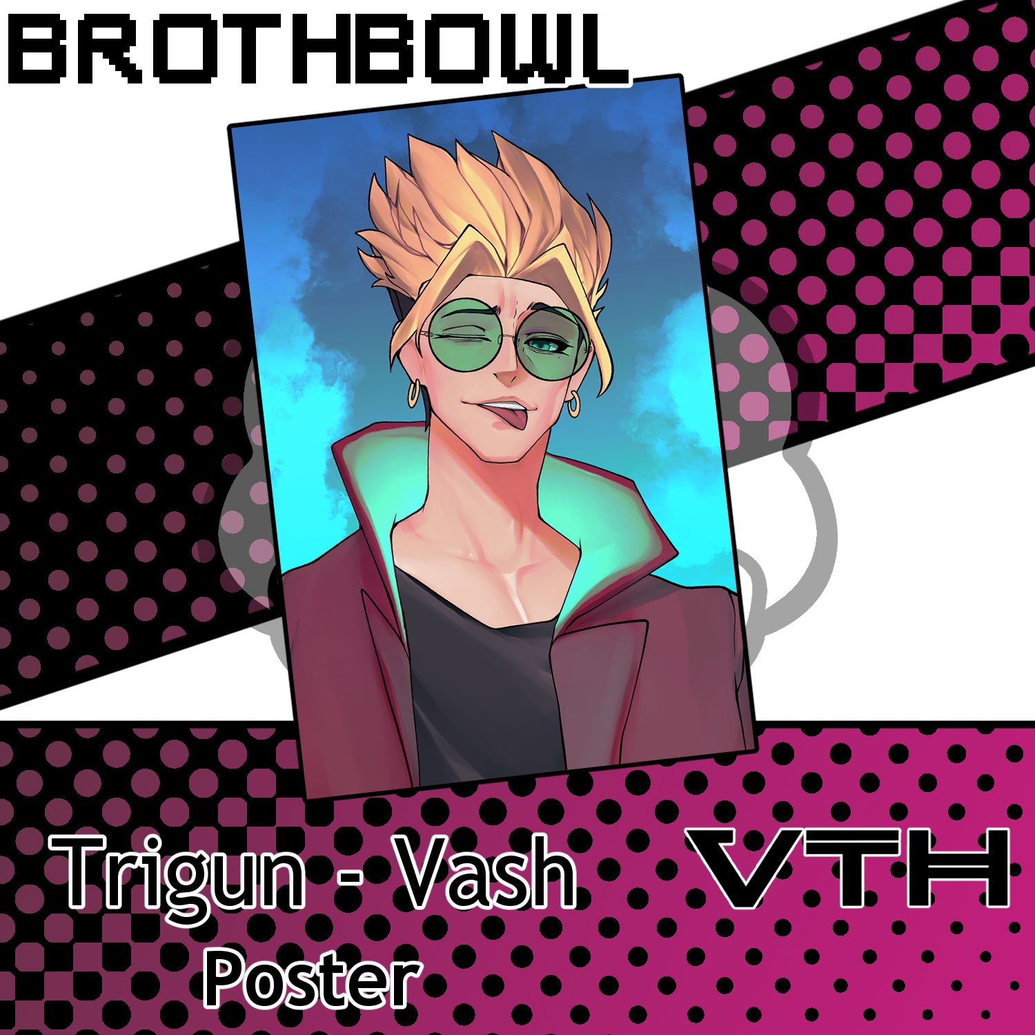 Vash the Stampede Trigun Poster - Brothbowl