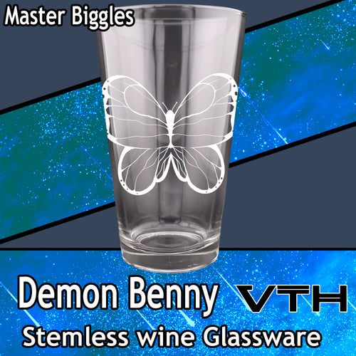 DemonBenny Butterfly Pint Glass