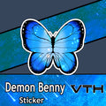 DemonBenny Butterfly Sticker