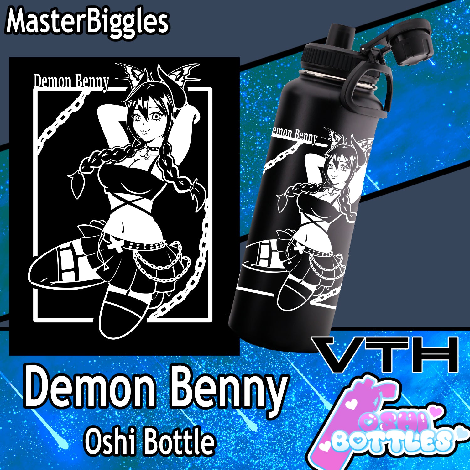 RockStar DemonBenny Oshi Bottle
