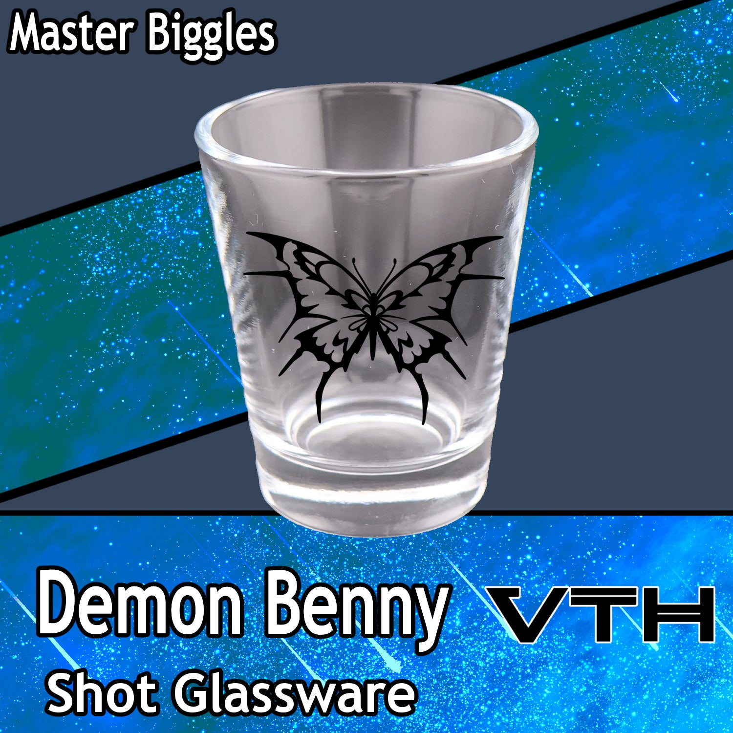DemonBenny RockStar Butterfly Shot Glass