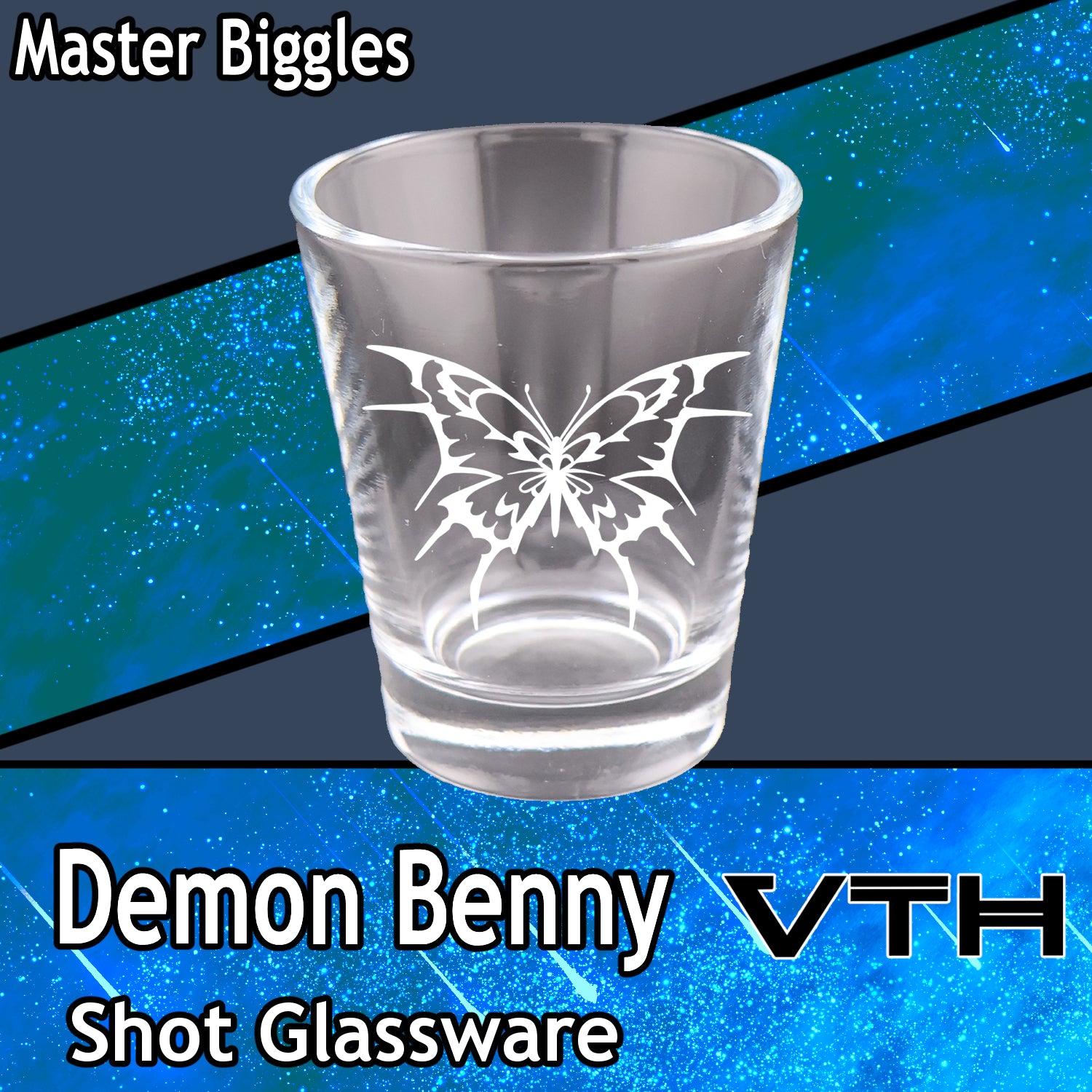 DemonBenny RockStar Butterfly Shot Glass