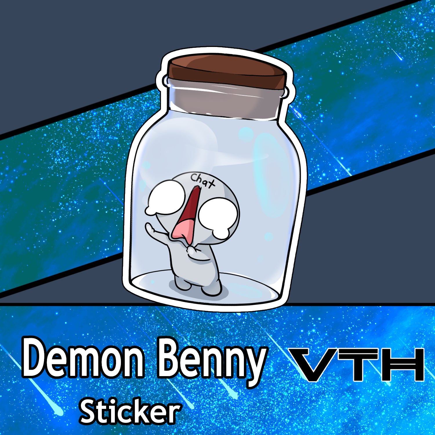 DemonBenny Chat Jar Sticker
