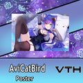 AviCatBird Lounging Poster